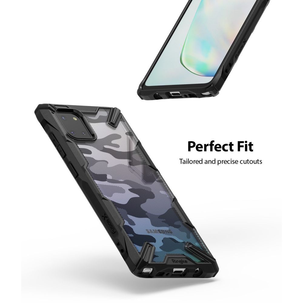 etui Ringke Fusion X Camo Czarne Samsung Galaxy Note 10 Plus / 4