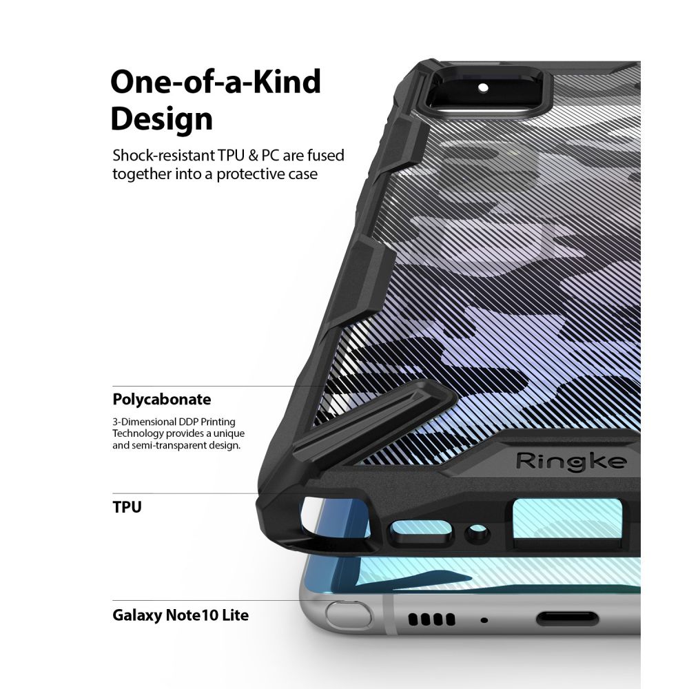 etui Ringke Fusion X Camo Czarne Samsung Galaxy Note 10 Plus / 5