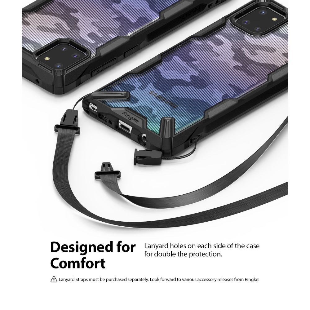 etui Ringke Fusion X Camo Czarne Samsung Galaxy Note 10 Plus / 6