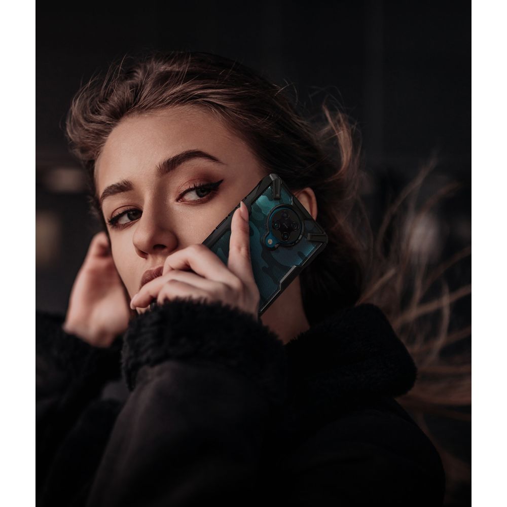 etui Ringke Fusion X Camo Czarne Xiaomi POCO F2 Pro / 3