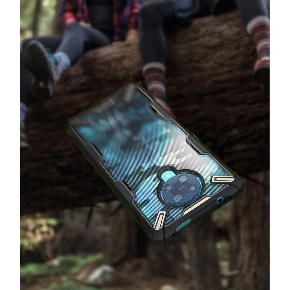 etui Ringke Fusion X Camo Czarne Xiaomi POCO F2 Pro / 8