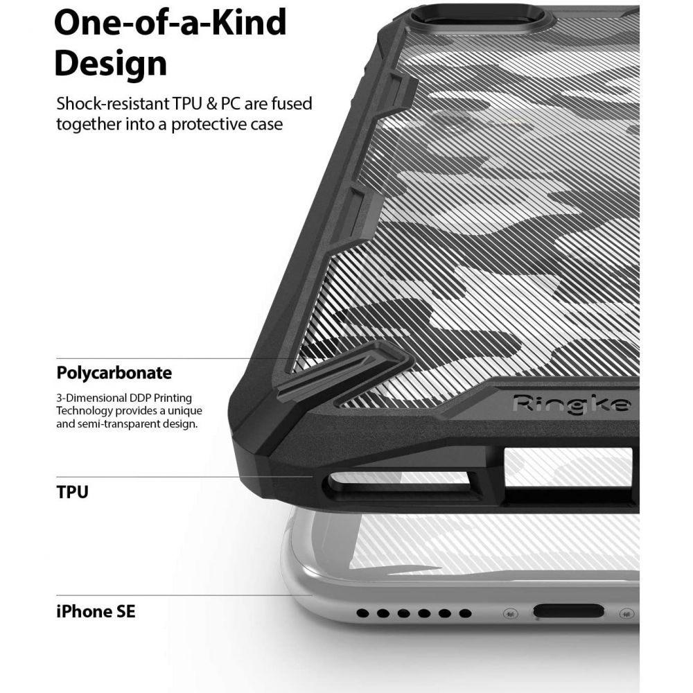 etui Ringke Fusion X Camo Czarne Apple iPhone 7 / 7 etui Ringke Fusion X Camo Czarne Apple iPhone 7 / 7