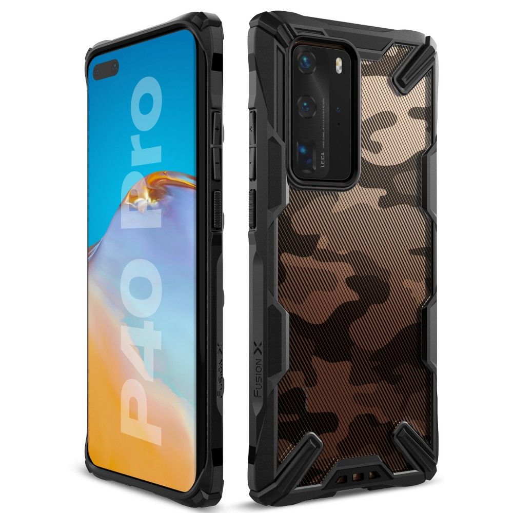 etui Ringke Fusion X Camo Czarne Huawei P40 Pro etui Ringke Fusion X Camo Czarne Huawei P40 Pro
