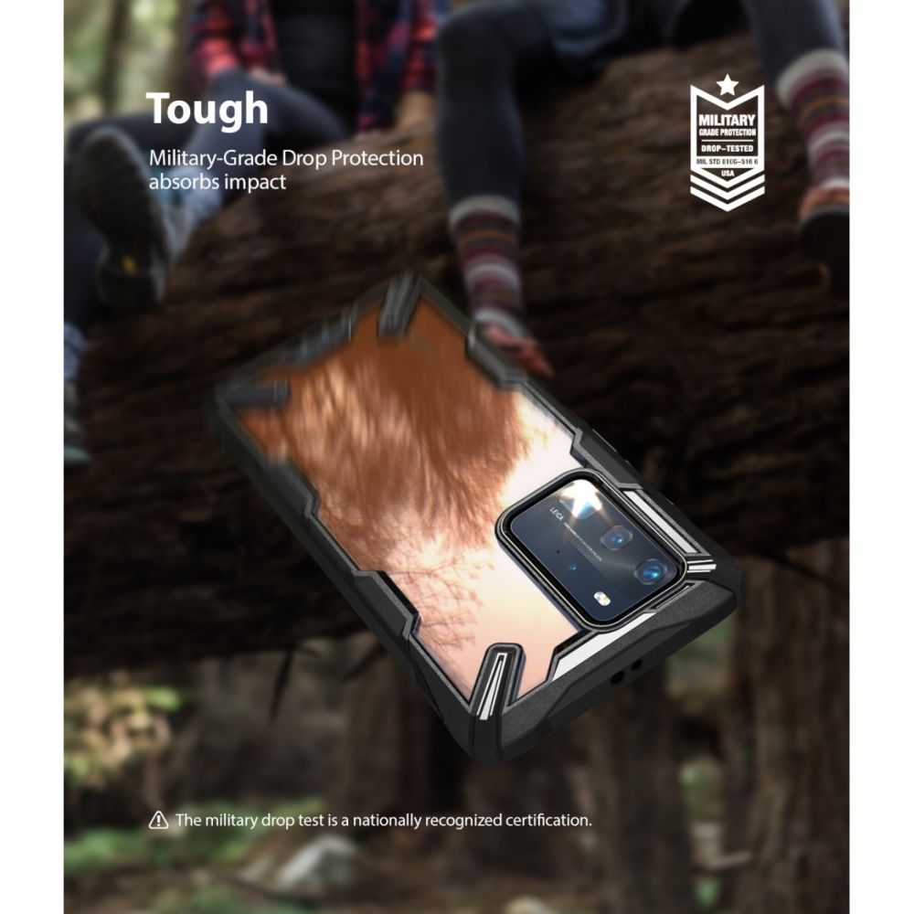 etui Ringke Fusion X Camo Czarne Huawei P40 Pro / 7 etui Ringke Fusion X Camo Czarne Huawei P40 Pro / 7