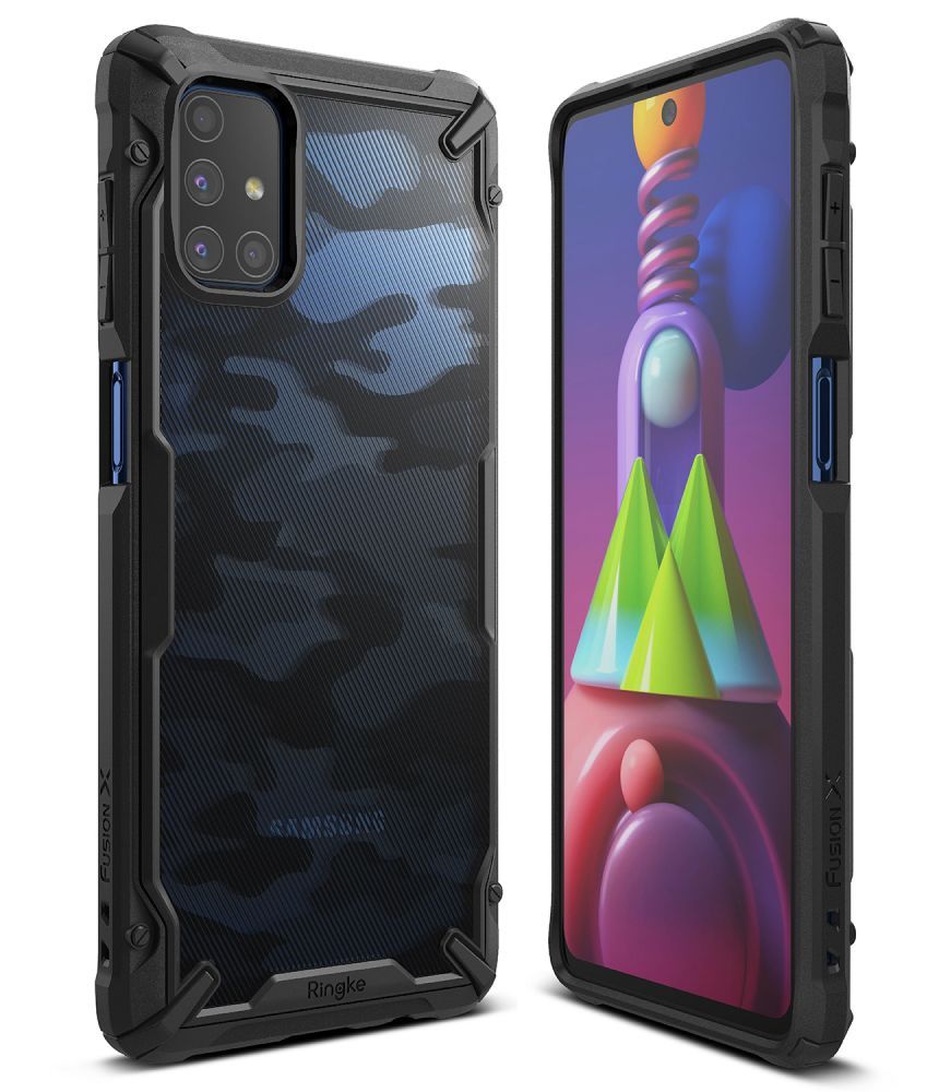 etui Ringke Fusion X Camo Czarne Samsung Galaxy M51