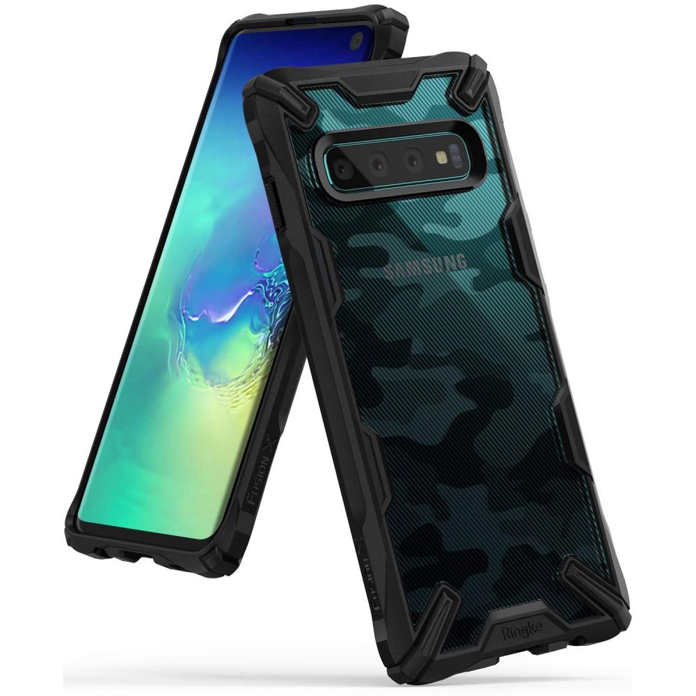 etui Ringke Fusion X Camo Czarne Samsung Galaxy S10 etui Ringke Fusion X Camo Czarne Samsung Galaxy S10