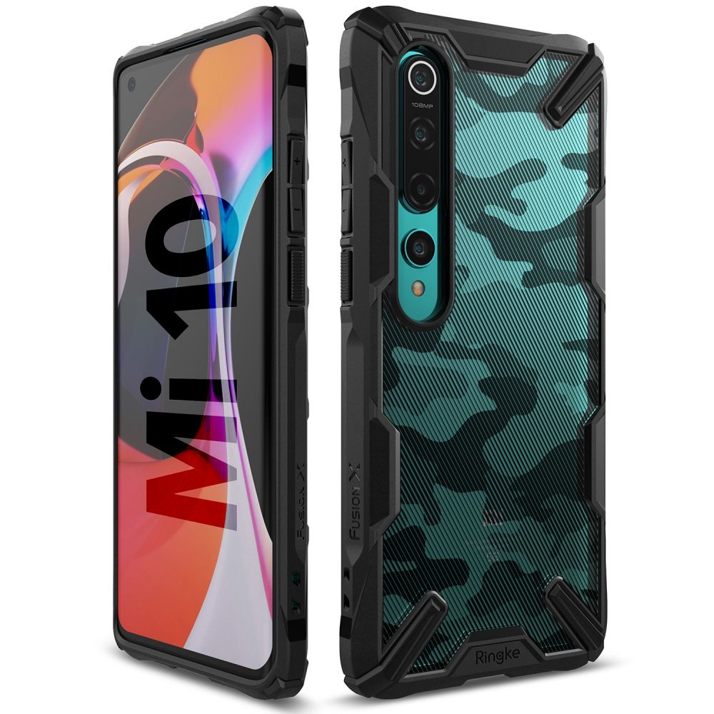 etui Ringke Fusion X Camo Czarne Xiaomi Mi 10 / 3
