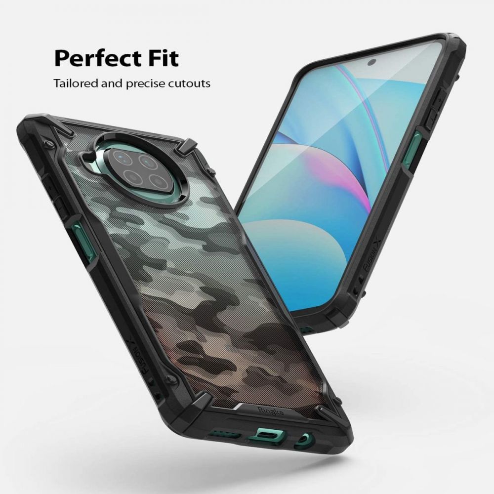 etui Ringke Fusion X Camo czarne Xiaomi Mi 10T Lite / 4