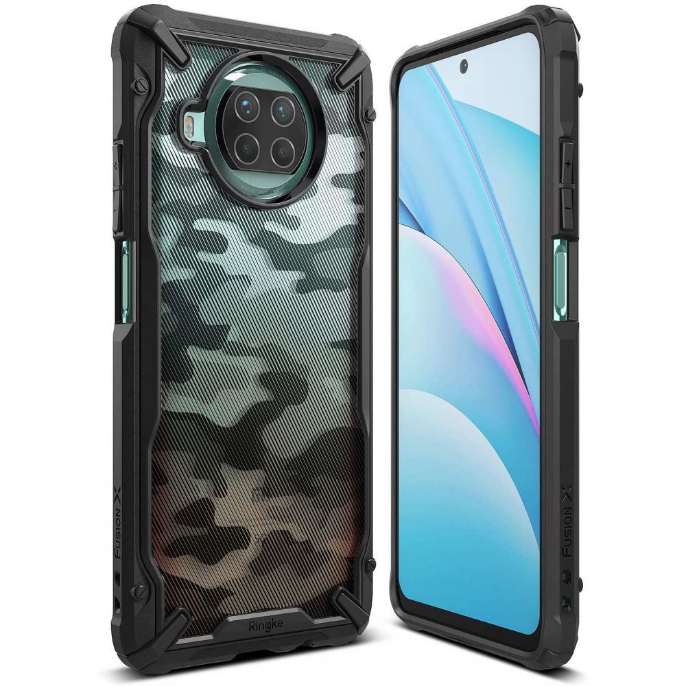 etui Ringke Fusion X Camo czarne Xiaomi Mi 10T Lite 5G