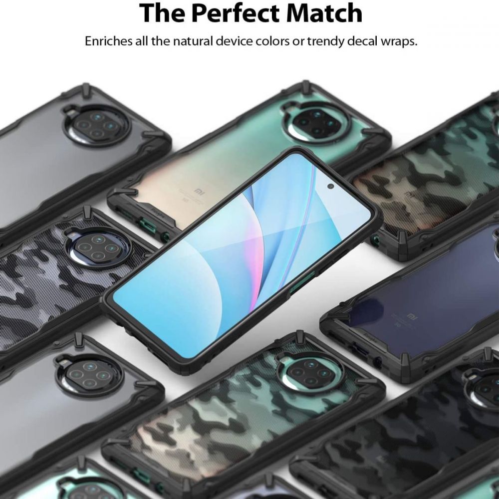 etui Ringke Fusion X Camo czarne Xiaomi Mi 10T Lite 5G / 6