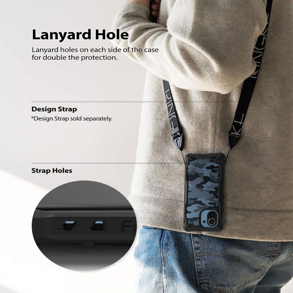 etui Ringke Fusion X Camo czarne Xiaomi Mi 11 / 7