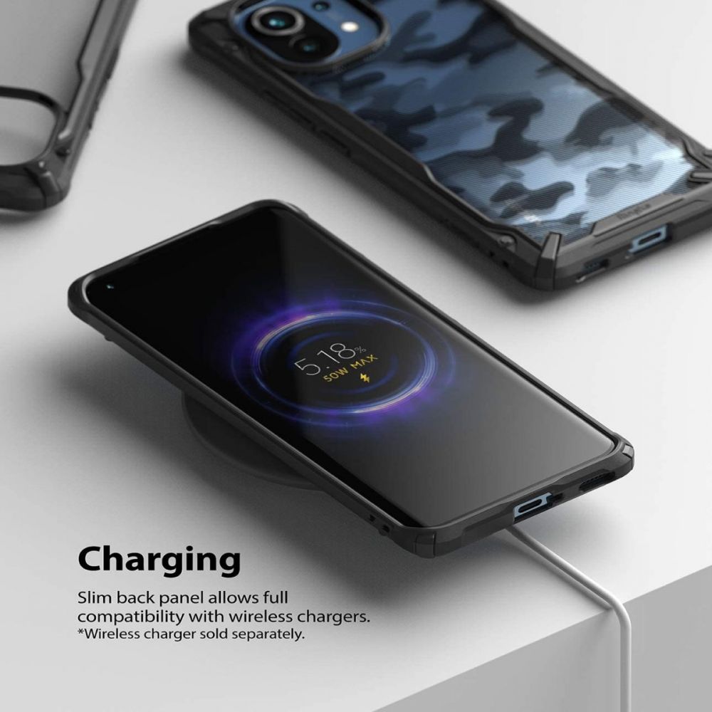 etui Ringke Fusion X Camo czarne Xiaomi Mi 11 / 8