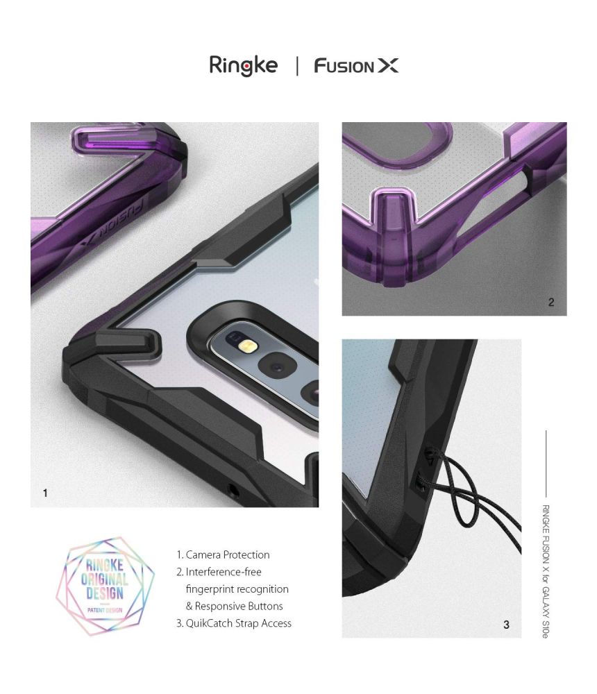 etui Ringke Fusion X Czarne Samsung Galaxy S10e / 2 etui Ringke Fusion X Czarne Samsung Galaxy S10e / 2