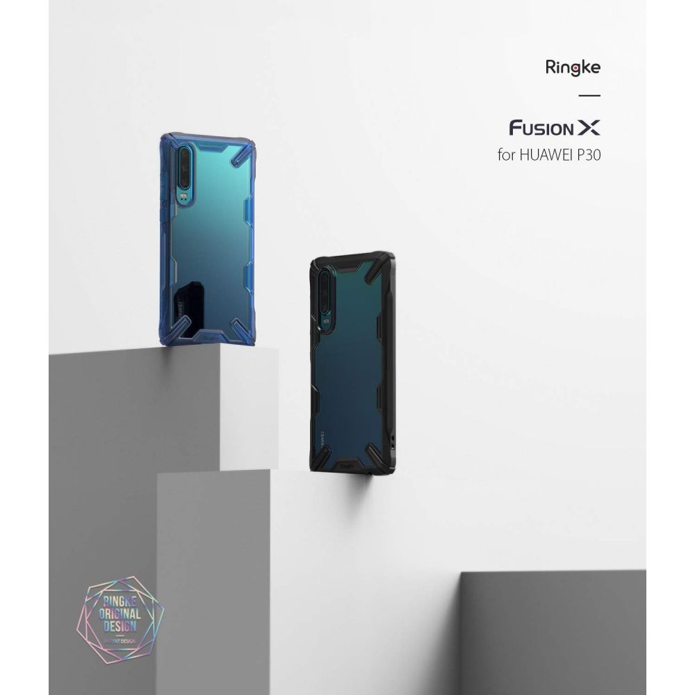 etui Ringke Fusion X Czarne Huawei P30 / 3