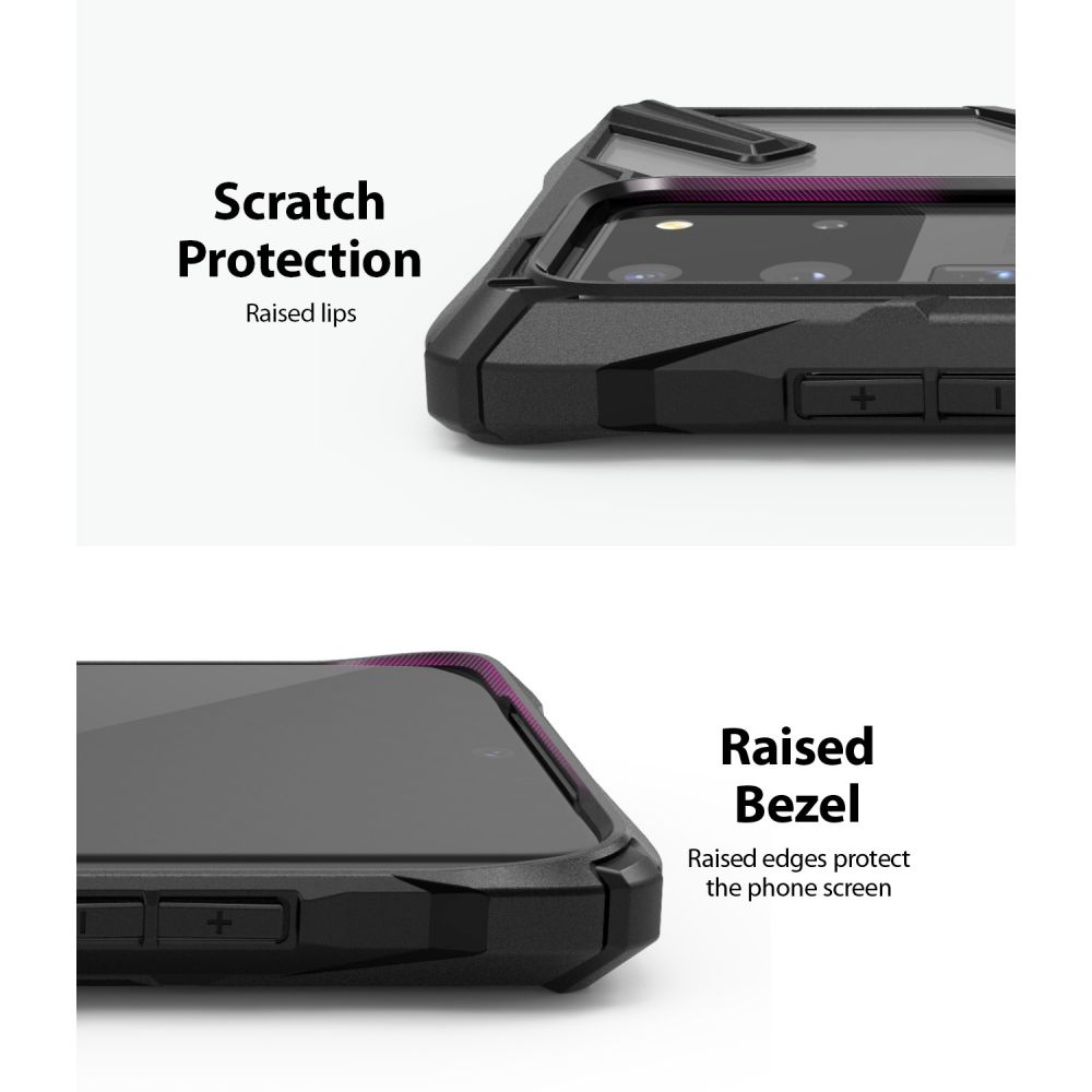 etui Ringke Fusion X Czarne Samsung galaxy S20 Ultra / 7