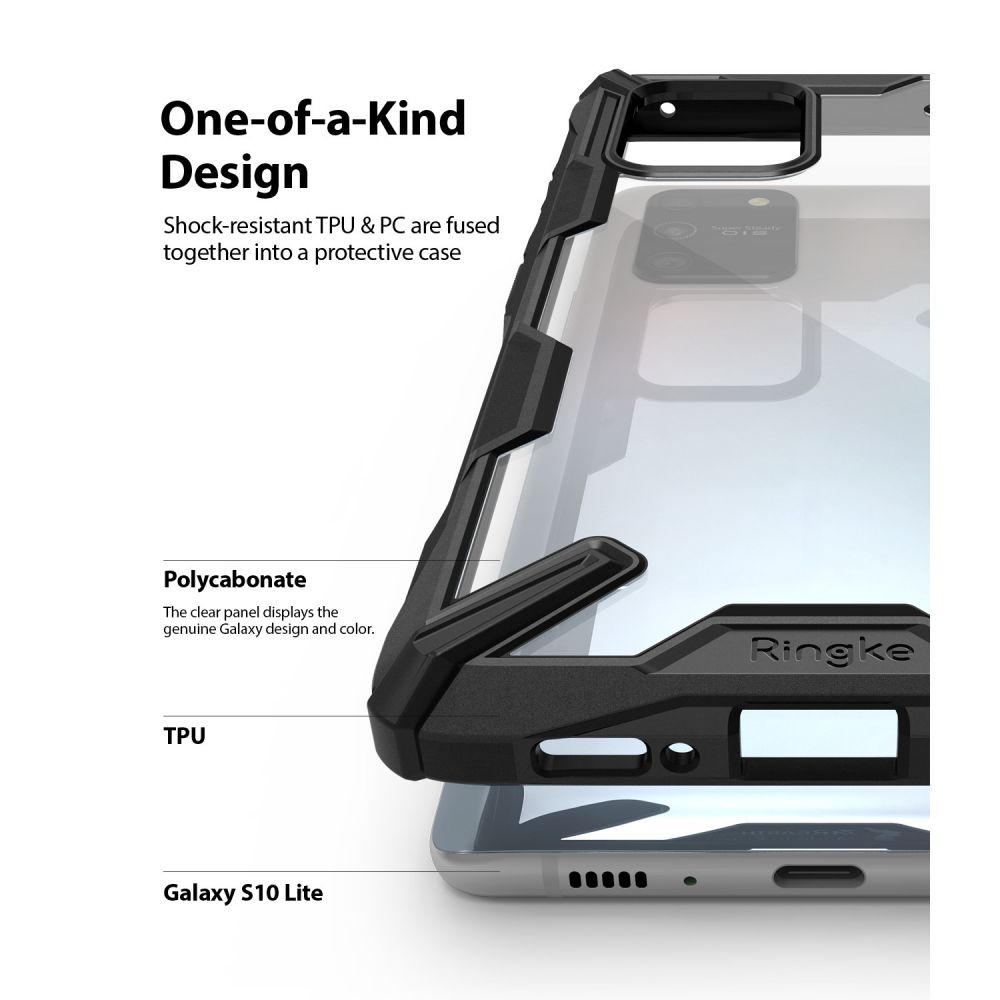 etui Ringke Fusion X Czarne Samsung Galaxy S10 Lite / 5