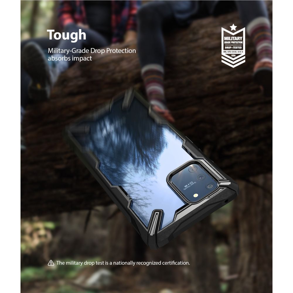 etui Ringke Fusion X Czarne Samsung Galaxy S10 Lite / 8