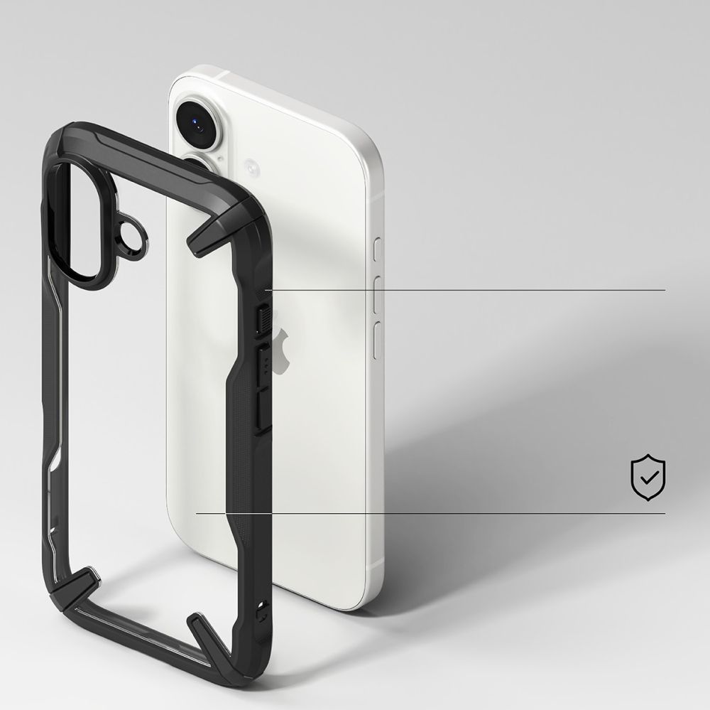 etui Ringke Fusion X czarne Apple iPhone 17 / 4