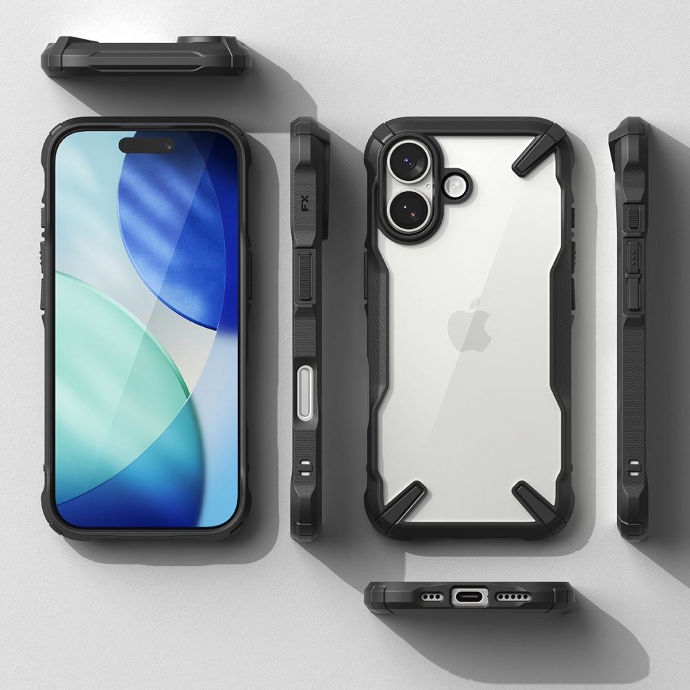 etui Ringke Fusion X czarne Apple iPhone 17 / 5