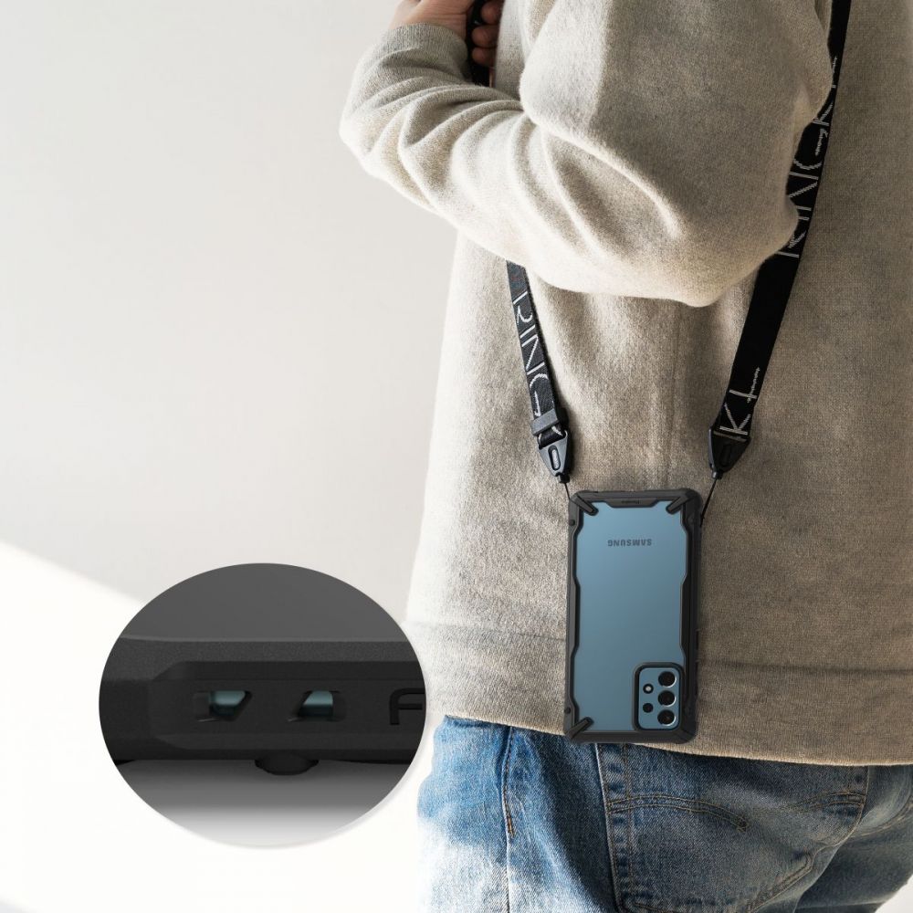 etui Ringke Fusion X czarne Samsung A52 4G / 6