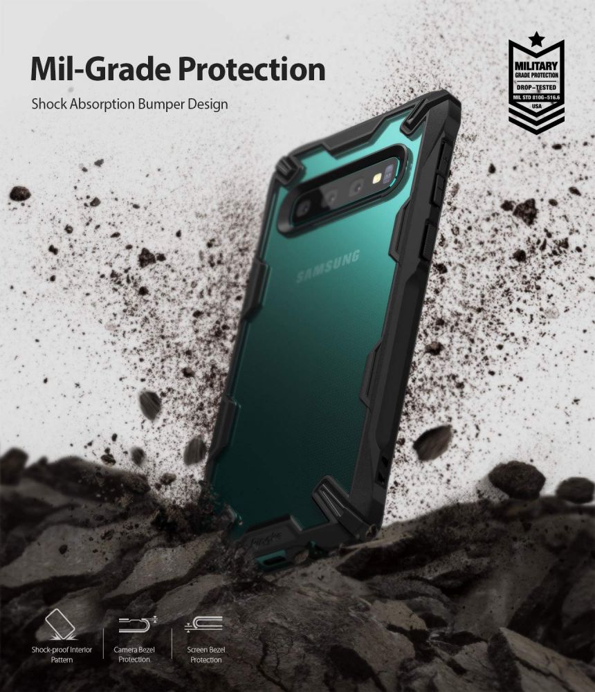 etui Ringke Fusion X Czarne Samsung Galaxy S10 / 4 etui Ringke Fusion X Czarne Samsung Galaxy S10 / 4