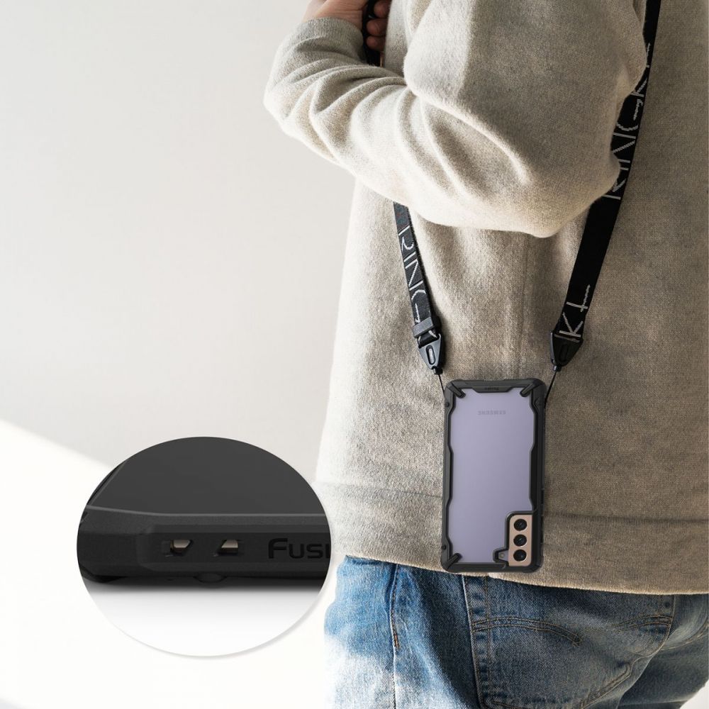 etui Ringke Fusion X czarne Samsung s21 / 4