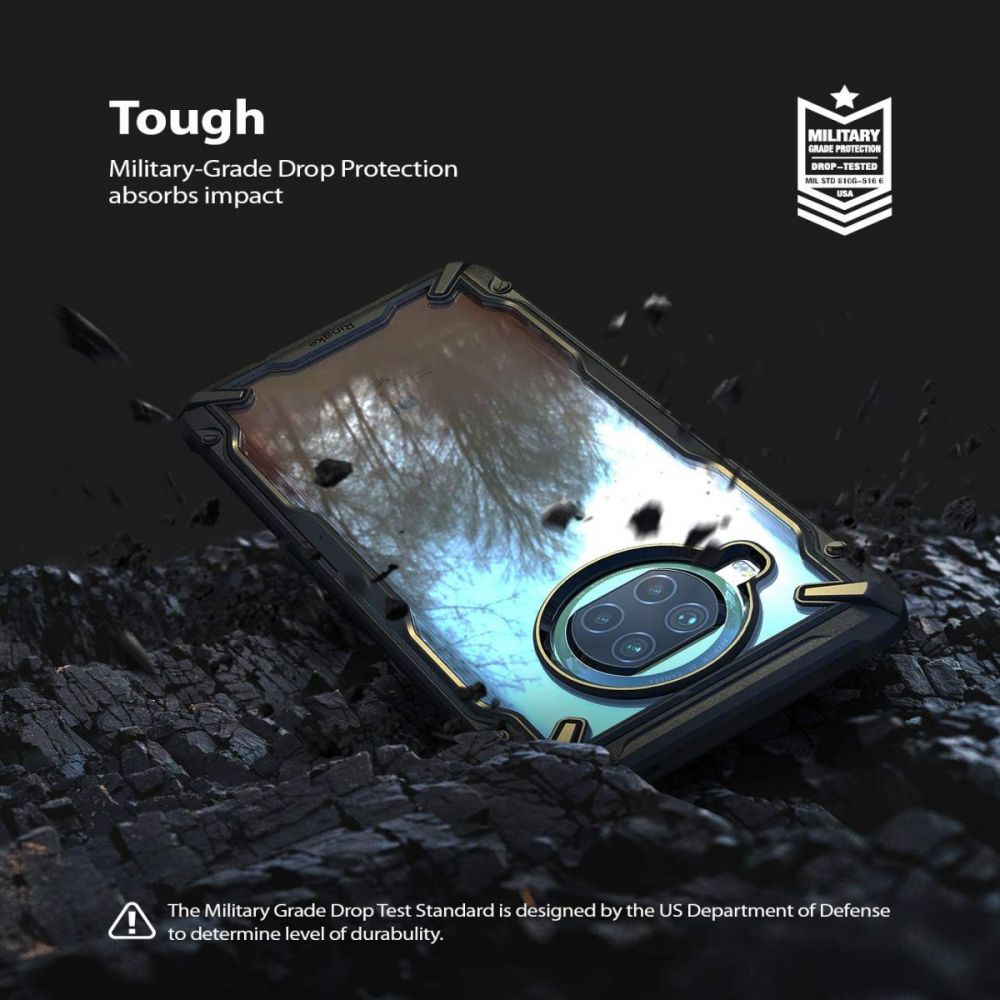 etui Ringke Fusion X czarne Xiaomi Mi 10T Lite / 3