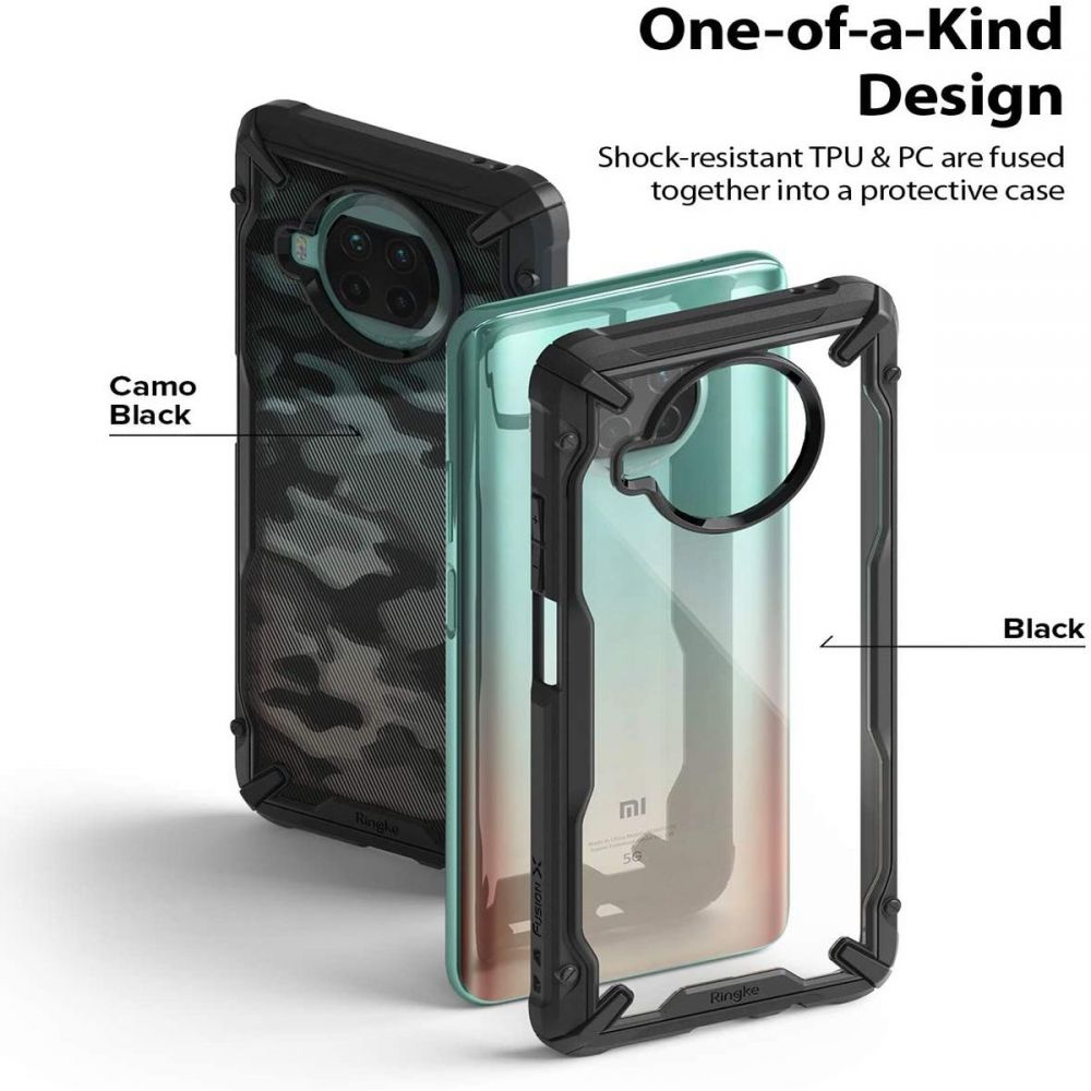 etui Ringke Fusion X czarne Xiaomi Mi 10T Lite / 5
