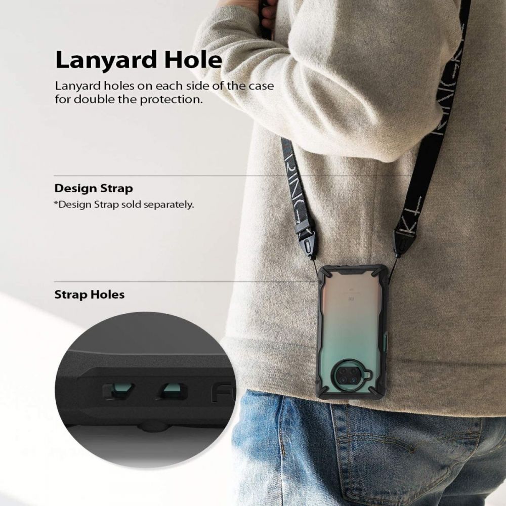 etui Ringke Fusion X czarne Xiaomi Mi 10T Lite 5G / 6