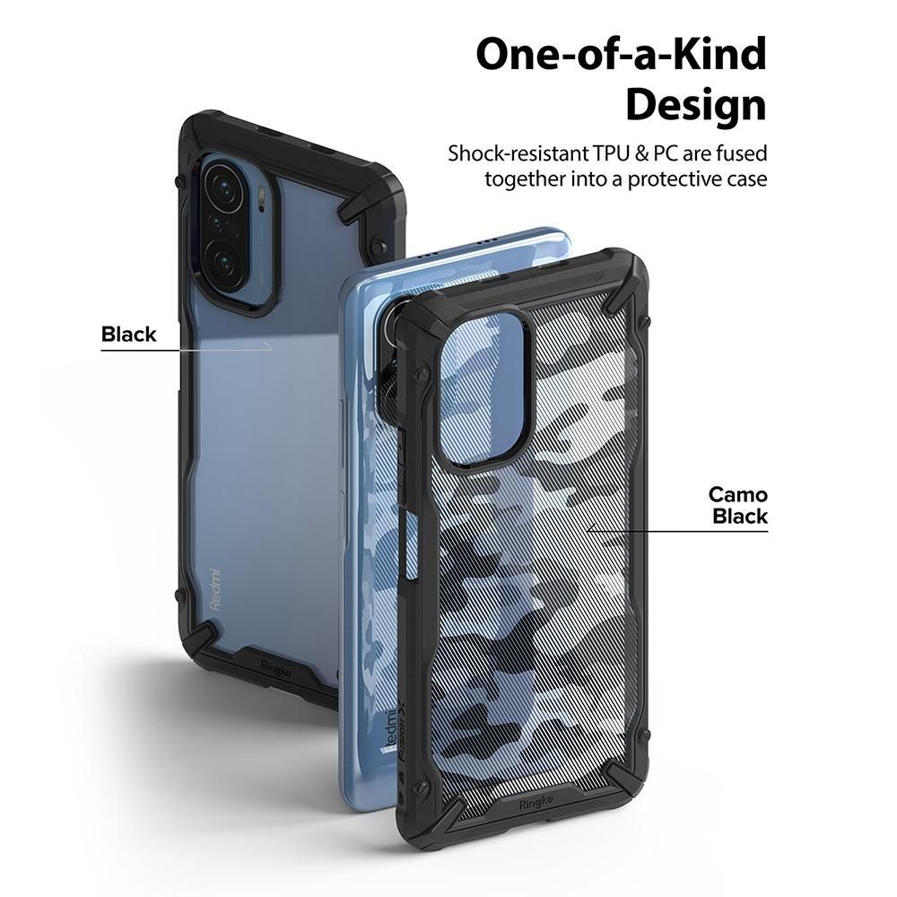 etui Ringke Fusion X czarne Xiaomi POCO F3 / 6