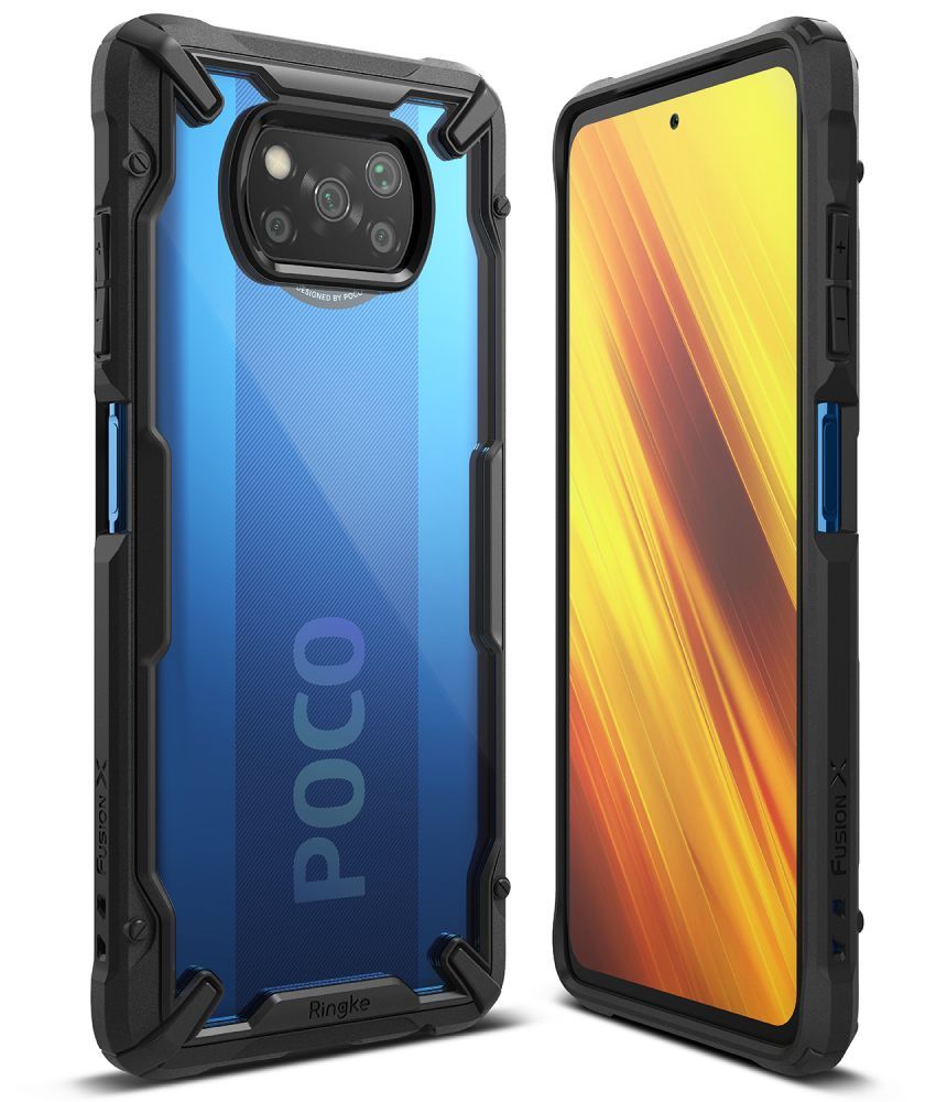 etui Ringke Fusion X Czarne Xiaomi POCO X3 NFC / 2