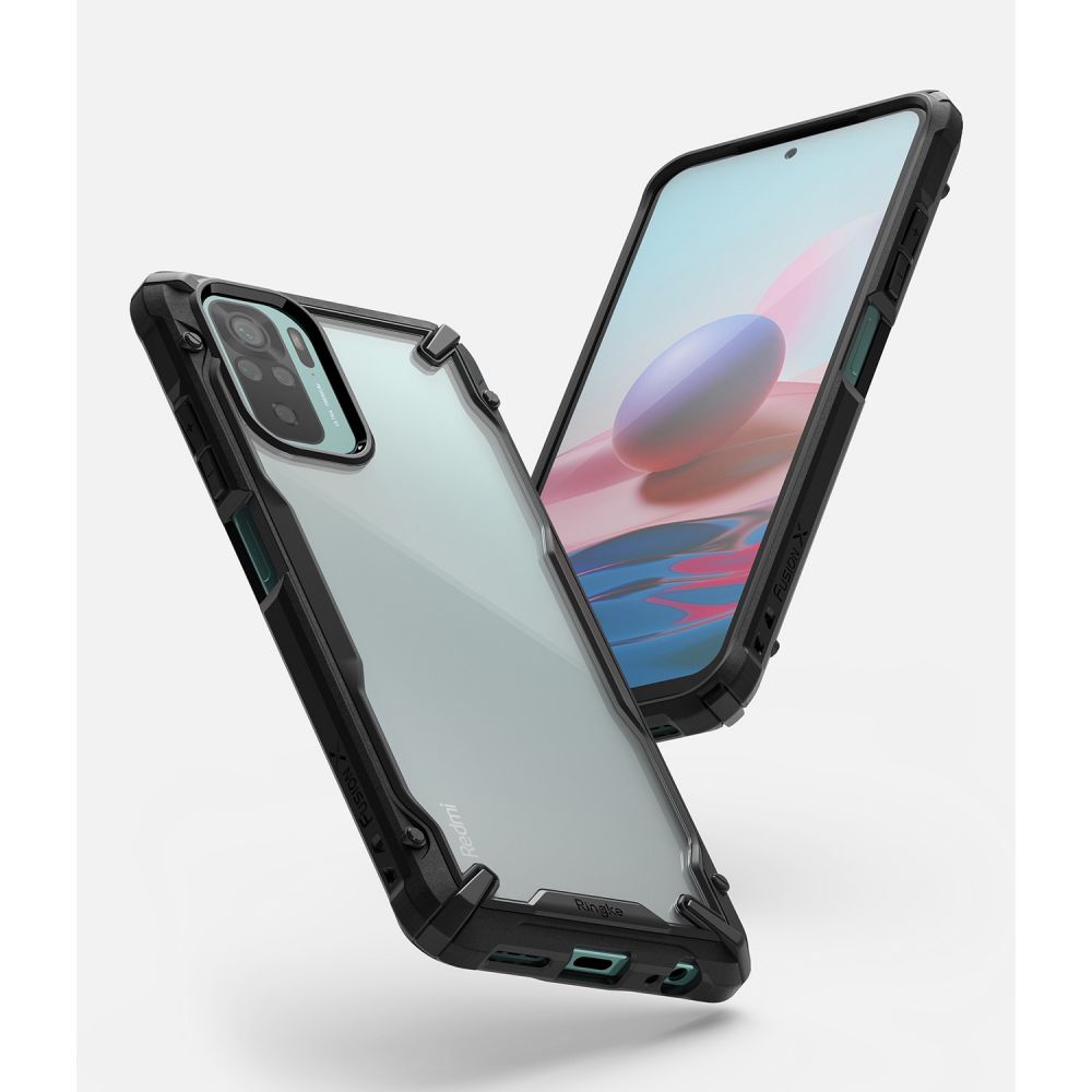 etui Ringke Fusion X czarne Xiaomi Redmi Note 10 / 4