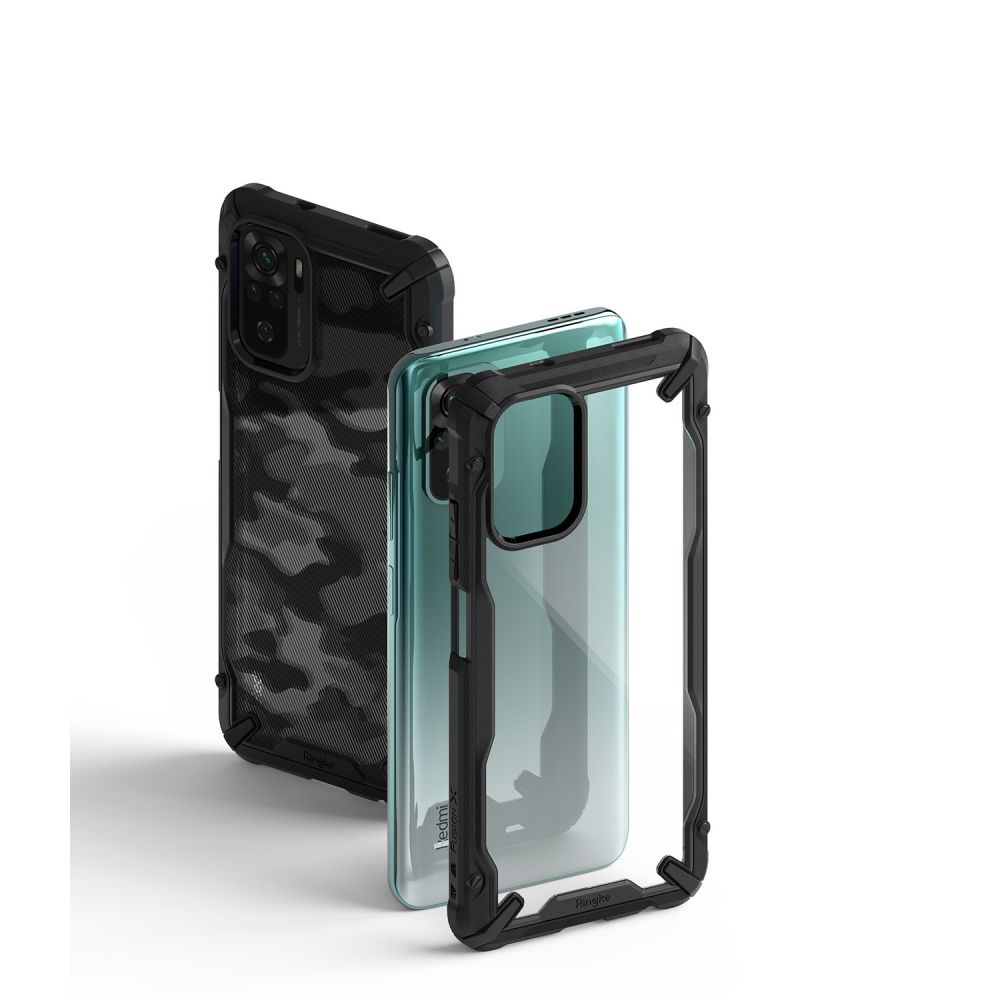 etui Ringke Fusion X  czarne Xiaomi Redmi Note 10S / 5