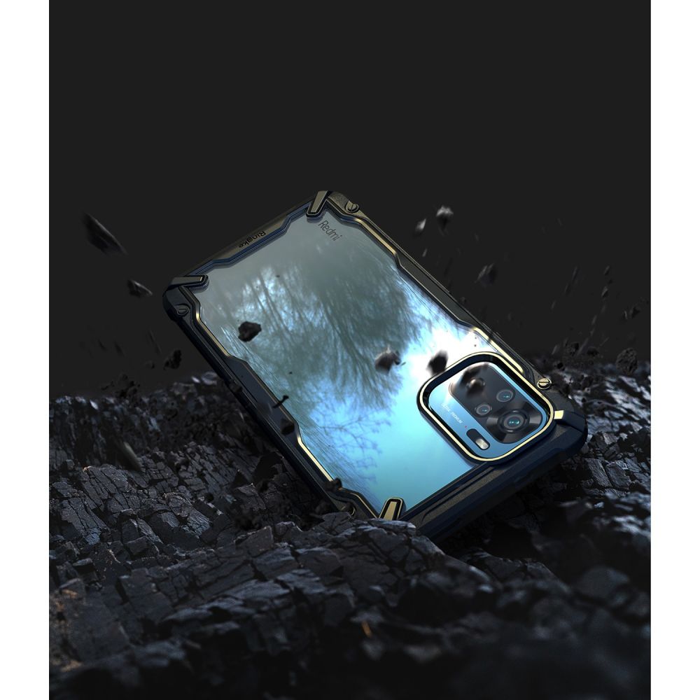 etui Ringke Fusion X  czarne Xiaomi Redmi Note 10S / 8