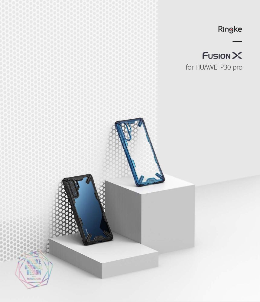 etui Ringke Fusion X Space Niebieskie Huawei P30 Pro / 4 etui Ringke Fusion X Space Niebieskie Huawei P30 Pro / 4