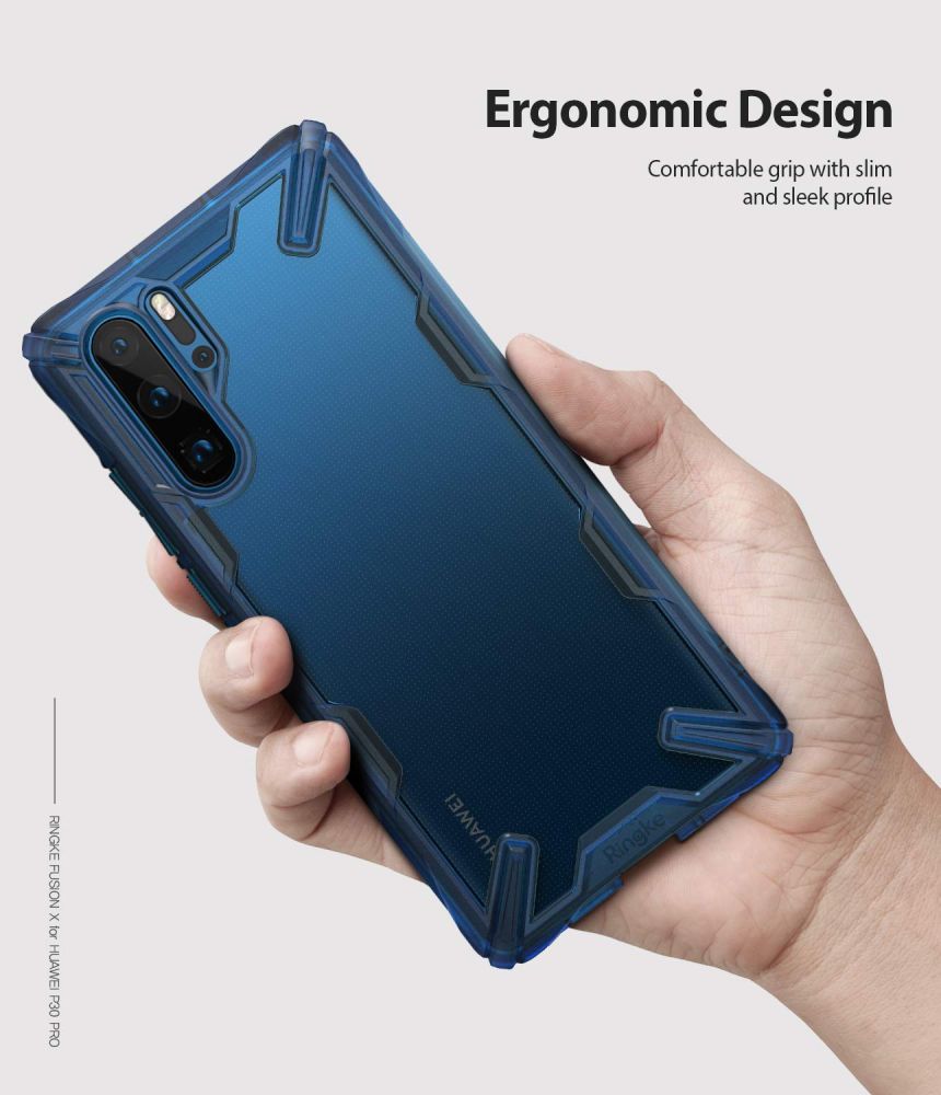 etui Ringke Fusion X Space Niebieskie Huawei P30 Pro / 5 etui Ringke Fusion X Space Niebieskie Huawei P30 Pro / 5