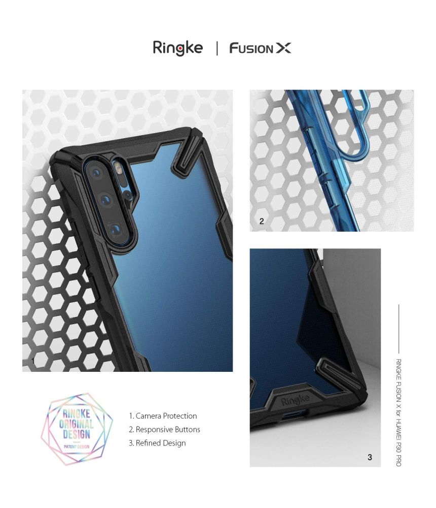etui Ringke Fusion X Space Niebieskie Huawei P30 Pro / 6 etui Ringke Fusion X Space Niebieskie Huawei P30 Pro / 6