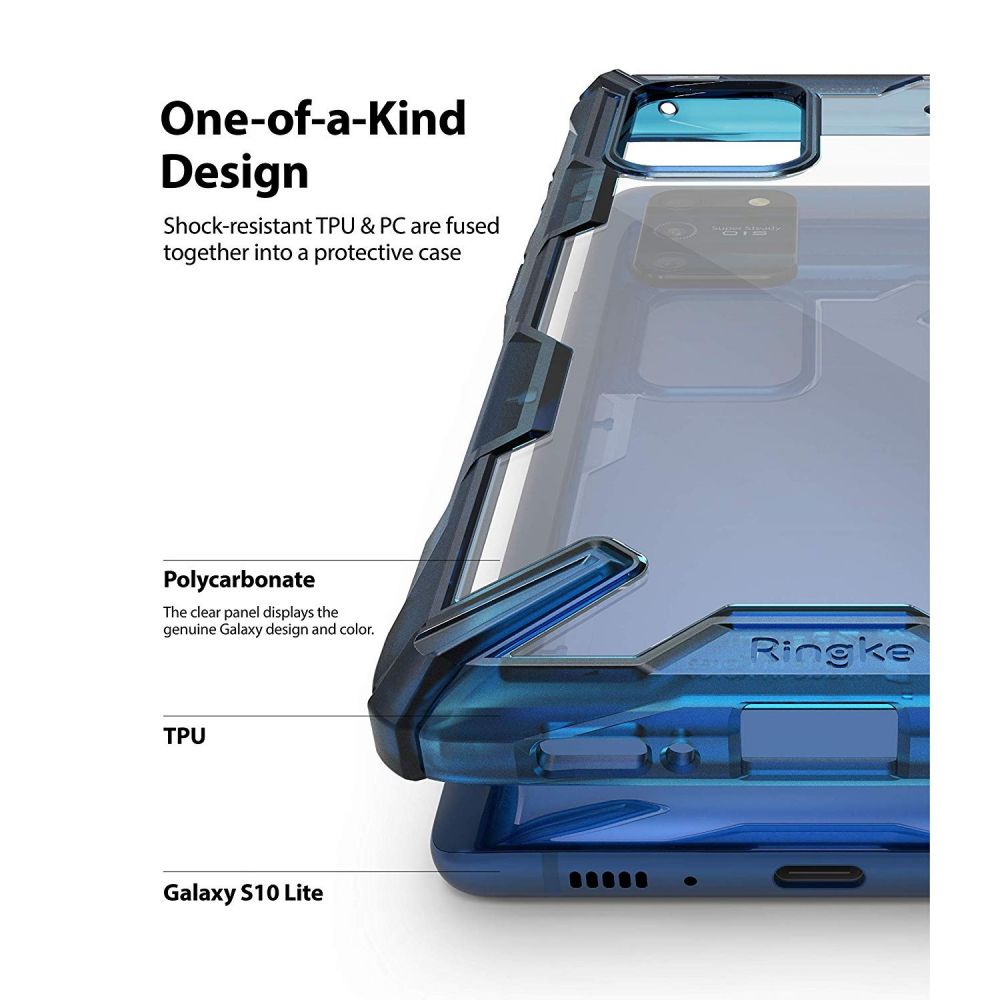 etui Ringke Fusion X Space Niebieskie Samsung Galaxy S10 Lite / 7