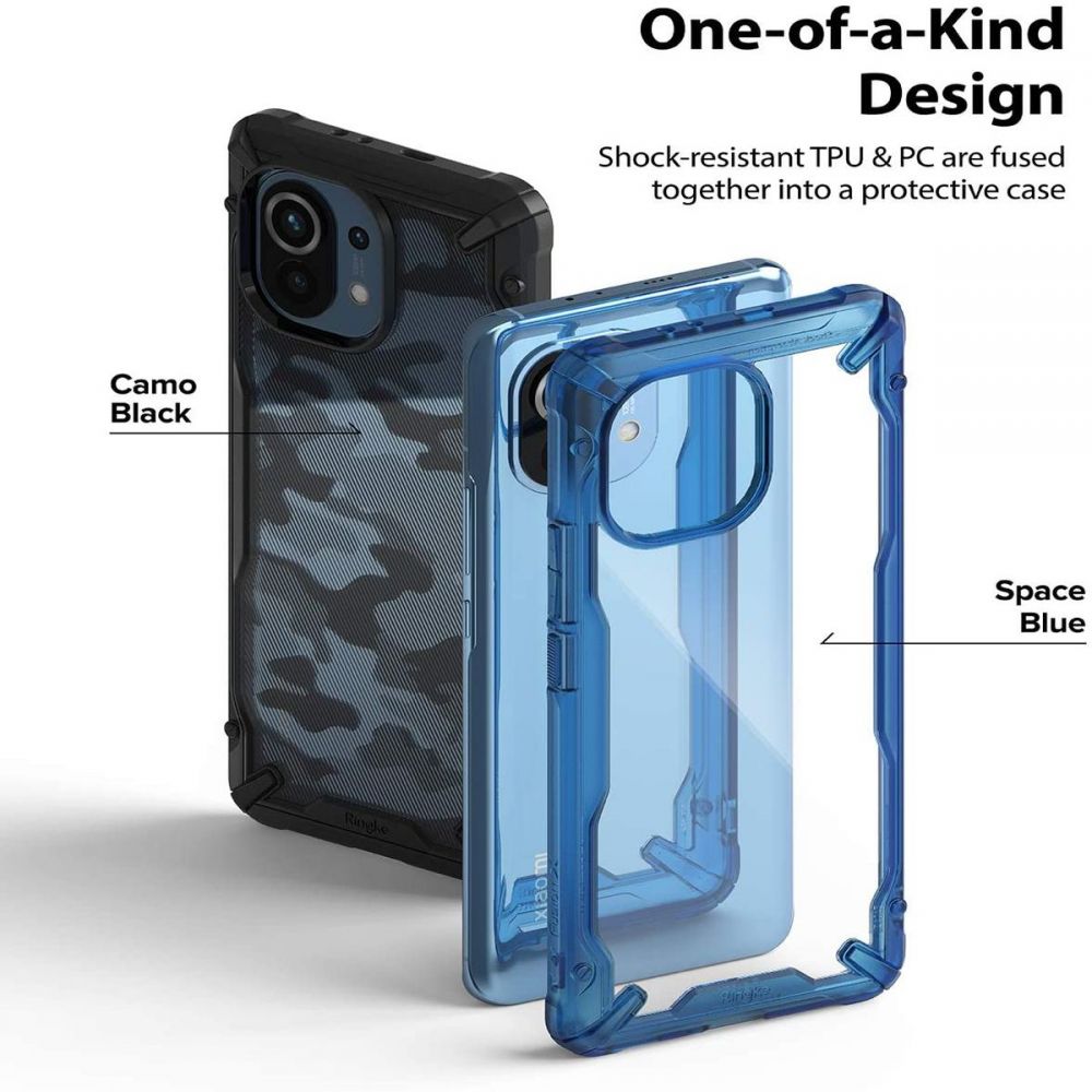 etui Ringke Fusion X Space niebieskie Xiaomi Mi 11 / 3