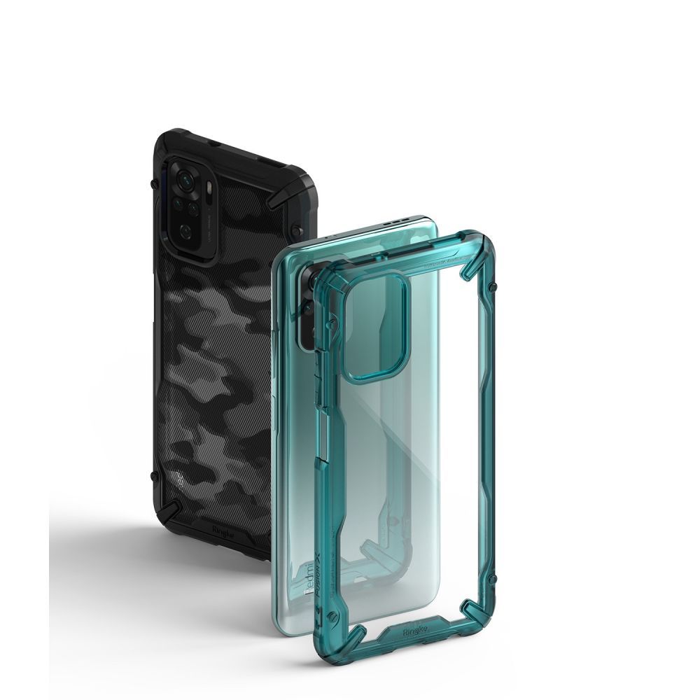 etui Ringke Fusion X zielone Xiaomi Redmi Note 10 / 5
