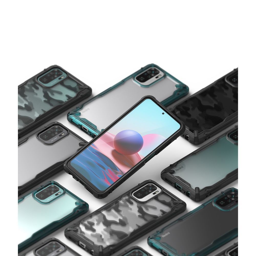 etui Ringke Fusion X zielone Xiaomi Redmi Note 10 / 9