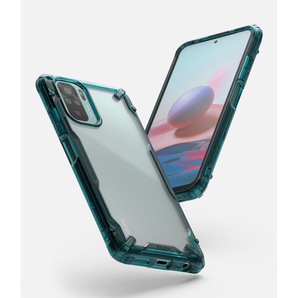etui Ringke Fusion X zielone Xiaomi Redmi Note 10S / 4