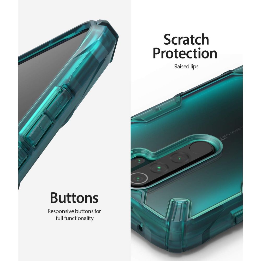 etui Ringke Fusion X Zielone Xiaomi Redmi Note 8 Pro / 4