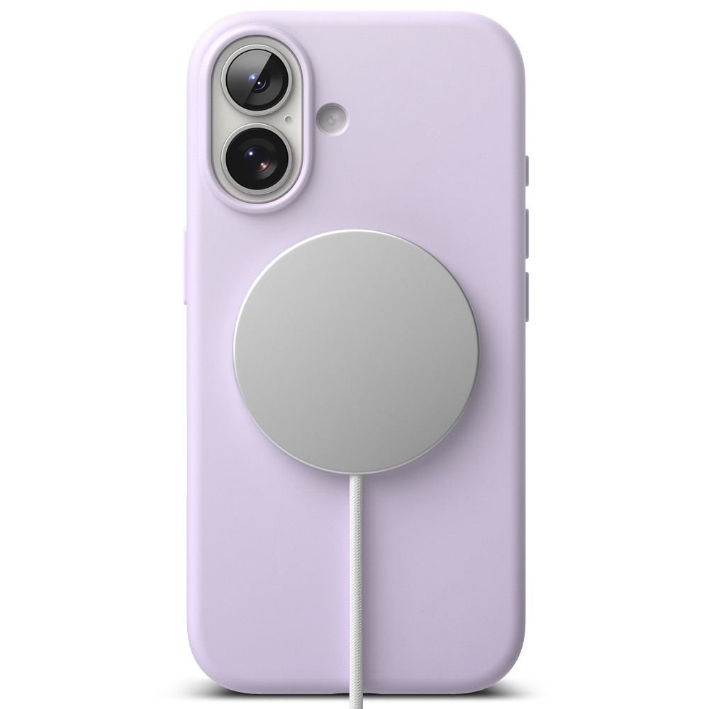 etui Ringke Silicone Magnetic Magsafe Light purple Apple iPhone 17 / 5