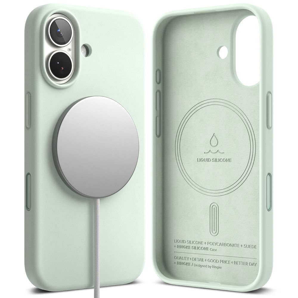 etui Ringke Silicone Magnetic Magsafe Soft mi�towe Apple iPhone 17 / 2