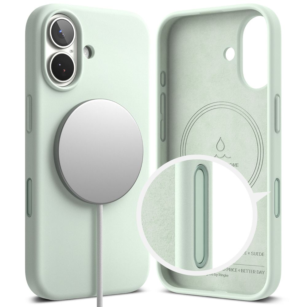 etui Ringke Silicone Magnetic Magsafe Soft mi�towe Apple iPhone 17 / 3