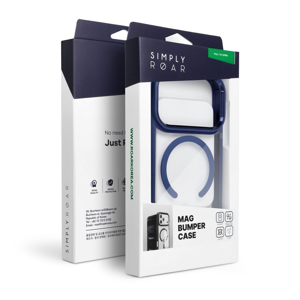 Etui Roar Mag Bumper MagSafe niebieski Apple iPhone 17 / 6