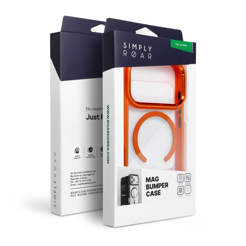 Etui Roar Mag Bumper MagSafe pomara�czowy Apple iPhone 17 / 6