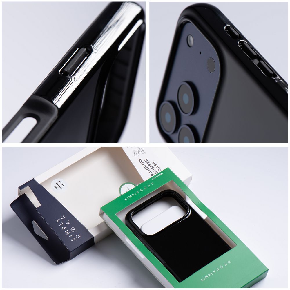 Etui ROAR RAINBOW BUMPER kompatybilny z MagSafe czarny Samsung Galaxy A27 5G / 5 Etui ROAR RAINBOW BUMPER kompatybilny z MagSafe czarny Samsung Galaxy A27 5G / 5