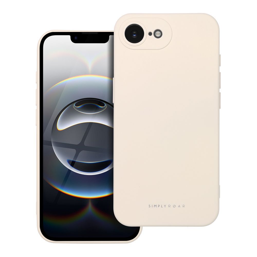 Etui ROAR SPACE nak�adka silikonowe kremowy Apple iPhone 17e